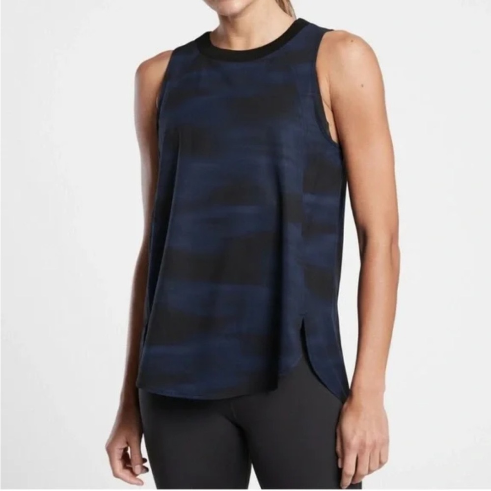 Athleta Navy and Black Tank Top